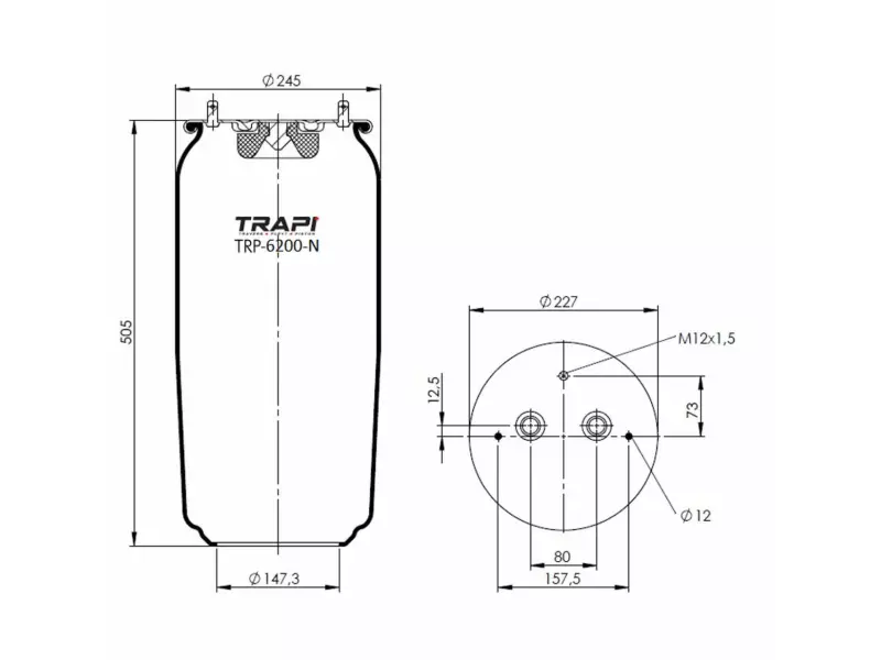 AIR SPRING WITHOUT PISTON