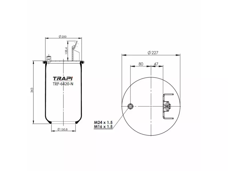 AIR SPRING WITHOUT PISTON