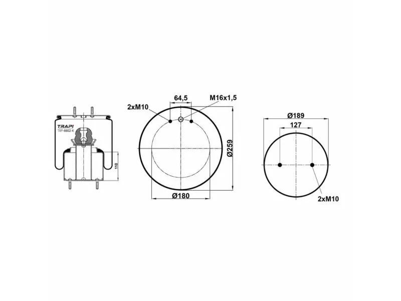 COMPLETE WITH METAL PISTON