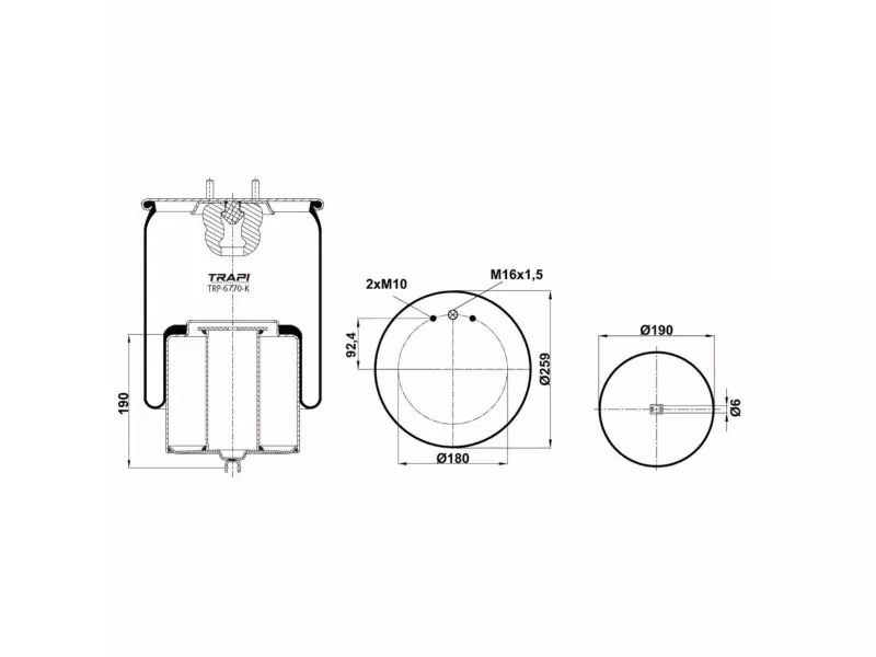 COMPLETE WITH METAL PISTON