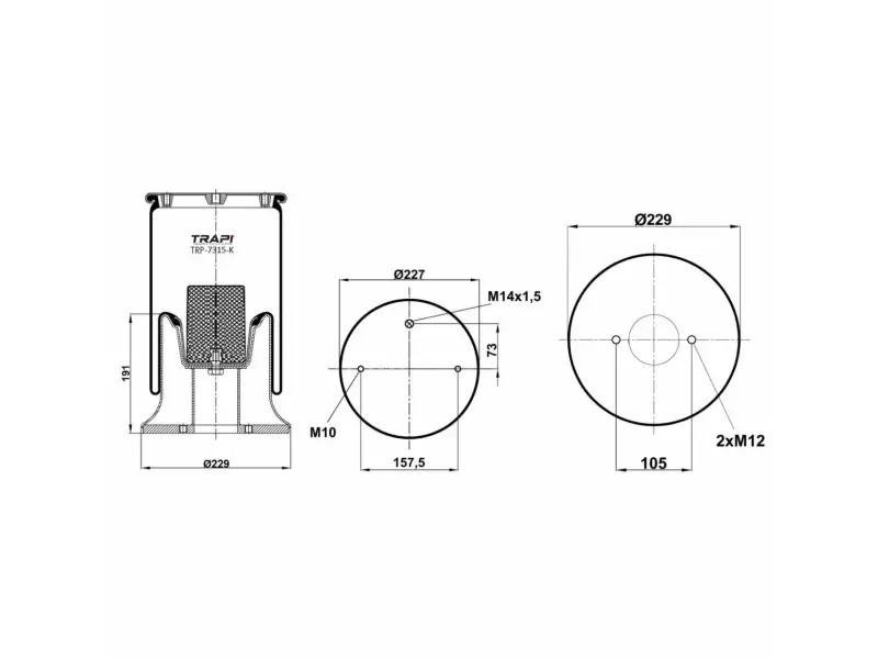 COMPLETE WITH METAL PISTON