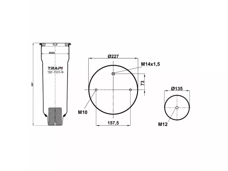 AIR SPRING WITHOUT PISTON
