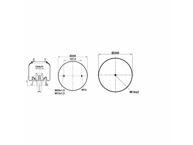 COMPLETE WITH PLASTIC PISTON