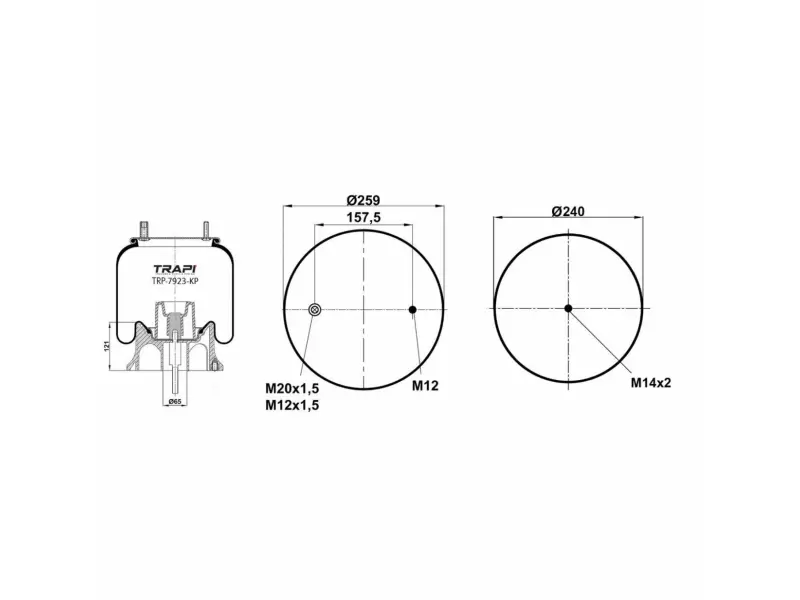 COMPLETE WITH PLASTIC PISTON
