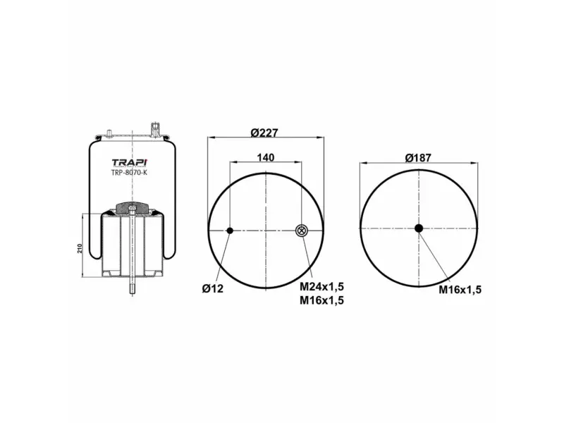 COMPLETE WITH METAL PISTON