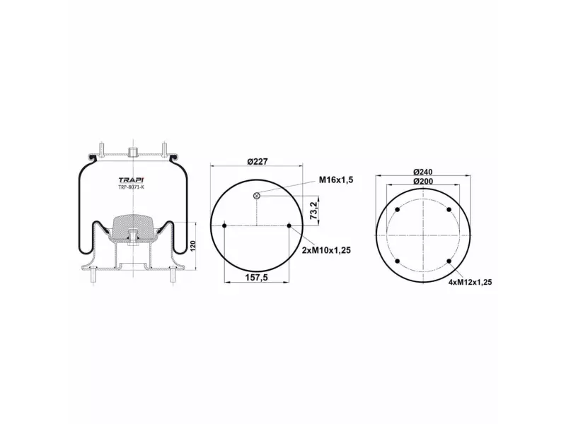 COMPLETE WITH METAL PISTON