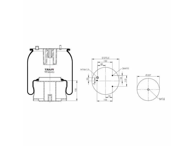 COMPLETE WITH METAL PISTON