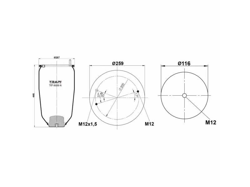 AIR SPRING WITHOUT PISTON