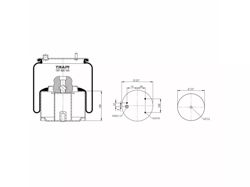 COMPLETE WITH METAL PISTON