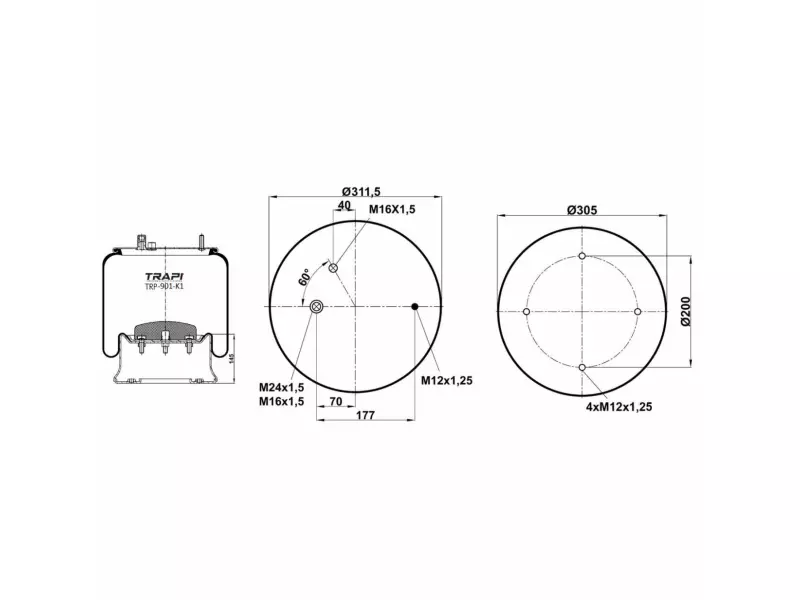COMPLETE WITH METAL PISTON