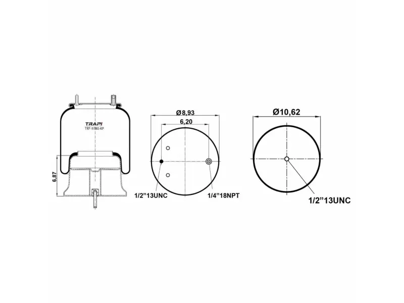 COMPLETE WITH PLASTIC PISTON (AMERICAN TYPE)