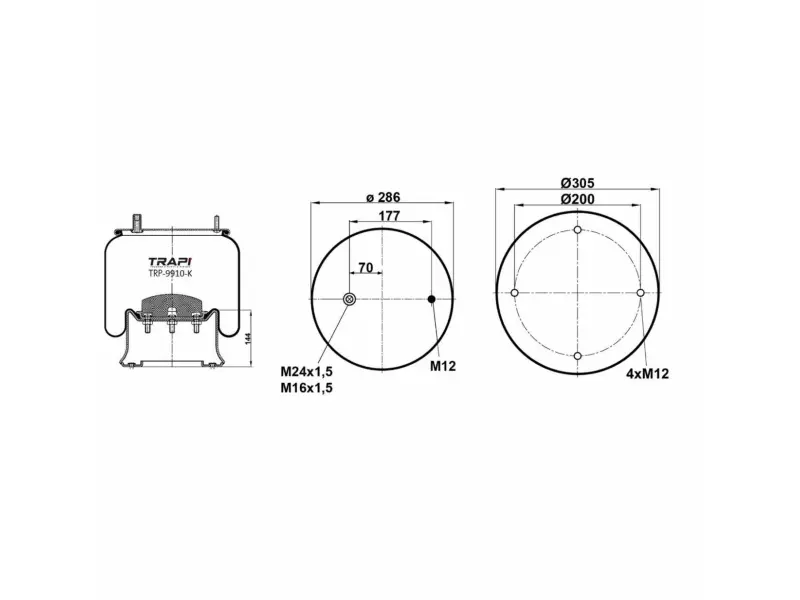 COMPLETE WITH METAL PISTON